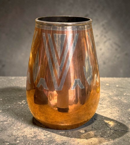 Vase dinanderie de luc - ,