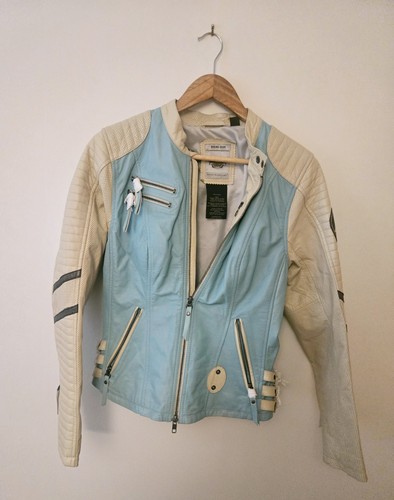 Giacca motociclista pelle