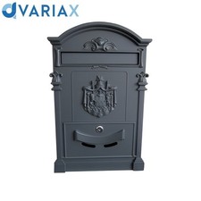 CASSETTA POSTALE REGIA POSTA MAGNUM IN ALLUMINIO GRIGIO GHISA