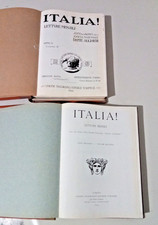 ITALIA ! LETTURE MENSILI 2° semestre 1912 e 2° sem. 1913 Arte Africa Futurismo