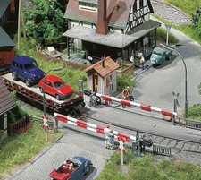 Faller 120172 Passaggio A Livello Con Barriere 190 X 160 X 50MM NUOVO OVP 1:87