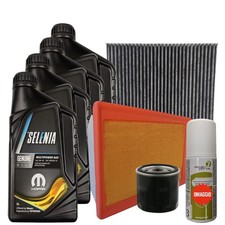 Kit Tagliando Fiat Tipo 1.4 Benzina GPL LPG 3Filtri 4Olio Selenia 5W40 + Omaggio