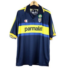 1999-00 Parma Maglia Away Champion Parmalat XL (Top)  SHIRT MAILLOT TRIKOT