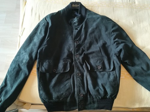 Giacca pelle daino uomo - in,