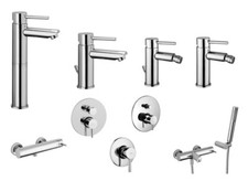 MISCELATORE PAFFONI STICK CROMO LAVABO BIDET VASCA DOCCIA INCASSO - ESTERNO