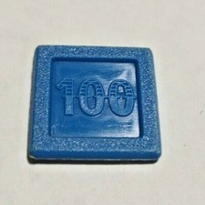 13 FISH da Gioco - BLU - Valore 100 - Carte Poker Fishes Chips Soldi Plastica