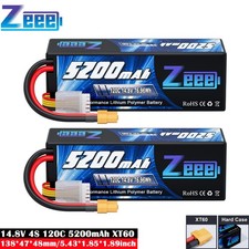 2x Zeee 4S 14,8 V 5200 mAh