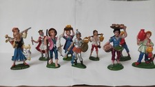 Pastori per presepe Set di 10 Statuine da 10 Cm