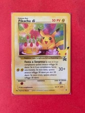 PIKACHU DI 24 PROMO 25TH GRANFESTA CARTA POKEMON ITA RARA MINT