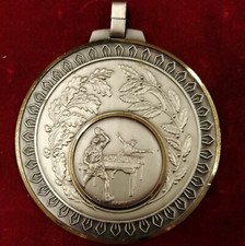 1676 - Medaglia gara di tennis da tavolo (ping pong) Hotel Mediterranee Sanremo