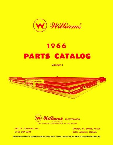 Catalogo ricambi flipper