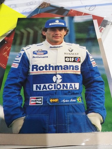 Cartolina ayrton senna - ayrton,