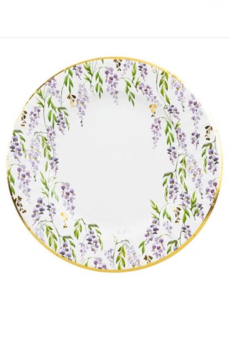 Piatti cartone fiori - piatti, in
