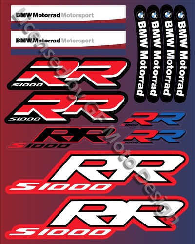 Adesivi moto bmw s1000rr - adesivi, set