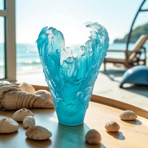 Daum grande vaso delfino - vaso,