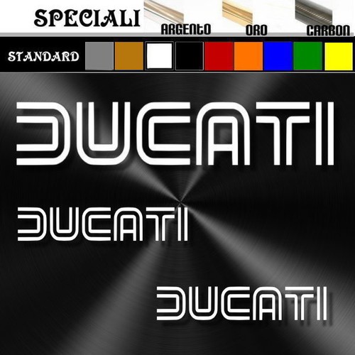 Set adesivi sticker ducati - adesivi,