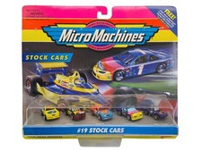 Stock Cars 1994 #19 Galoob Micro Machines set 5 auto rare vintage 75030 nuove con scatola ♤