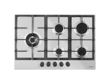 PIANO COTTURA 75CM INOX CON GRIGIE IN GHISA MADE IN ITALY SCHOCK  STR85THXN PROF