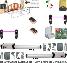 KIT AUTOMAZIONE CANCELLO 4 MT
