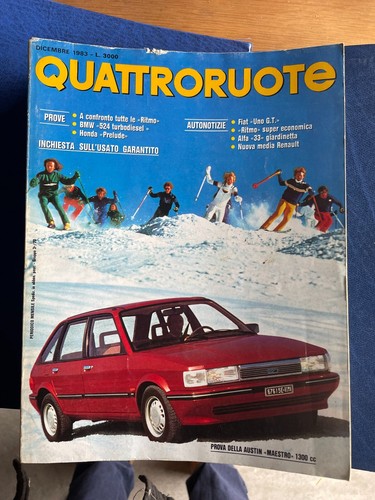 Rivista quattroruote dicembre - rivista,