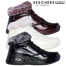 Stivali donna Skechers nero