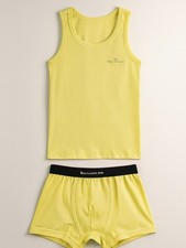 Yellow kids underwear - yellow,