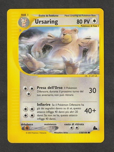 Ursaring 110 144 pokémon - 110/144, card