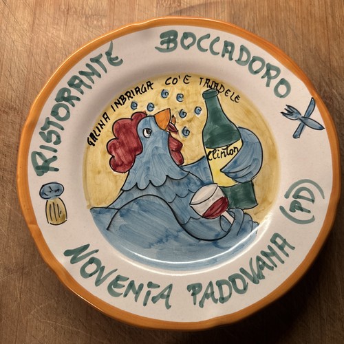 Piatto buon ricordo boccadoro - piatto,