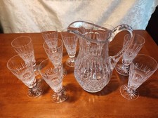 Set brocca e 10 bicchieri di