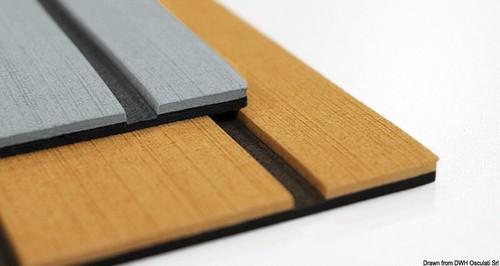 Teak sintetico autoadesivo - teak,