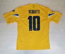 4800/355  ERREA PESCARA MAGLIETTA MAGLIA GARA 11/12 THIRD GIALLA 10 VERRATTI