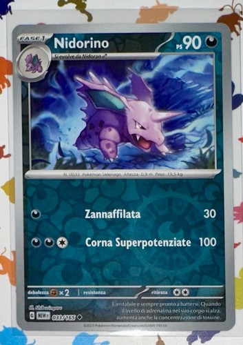 Pokemon nidorino reverse foil - pokemon,