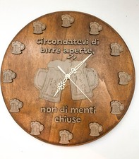 Orologio in legno da parete -