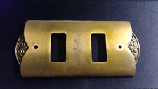 Placca interruttori magic bticino 2 posti Ottone antico