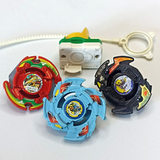 Beyblade Dranzer F + Griffon + Flash Leopard Takara Japan Damaged/Not Complete