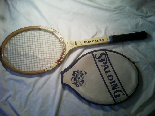 Racchetta tennis in legno - racchetta,