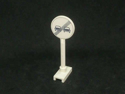 Lego road sign circle no - sign,,