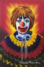 Dipinto Olio Su Tela Romano