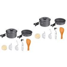 Set 2 Pentole da Campeggio