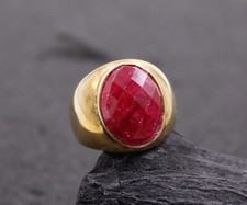 Anello da uomo placcato oro
