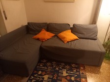 divano letto Ikea 4 posti con chaise longue e mobile contenitore