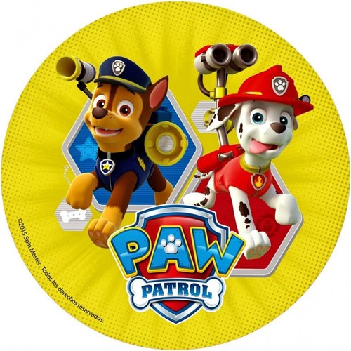 Cialda paw patrol decorazione - cialda,