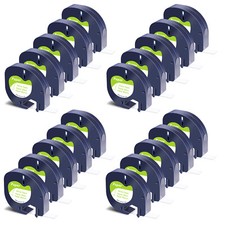 20 etichette di carta bianche nastro per DYMO Letratag LT-100H ricarica 91220