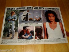 ORNELLA MUTI FRANCO VILLAGGIO =CLIPPING RITAGLIO FOTO PHOTO = 1985 =DDC