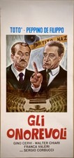 GLI ONOREVOLI -Locandina film - Toto', Peppino De Filippo -