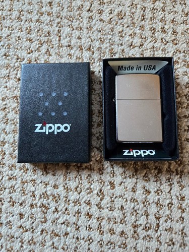 Zippo reg satin chrome - chrome, 206