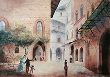 V. Tommasini - Torino, Borgo Medioevale