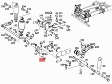 MERCEDES TRUCK LKW BULLONE STABILIZZATORE CABINA OEM A9309910016