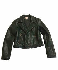 Giacca a marchio Brums in ecopelle per bambina