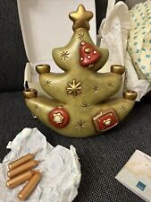 Thun albero di Natale Porta Candele verde. Con Scatola Originale